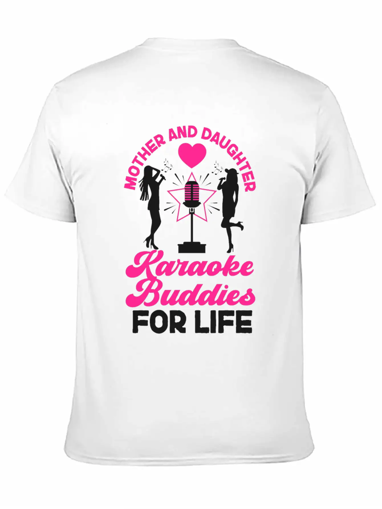 Karaoke Singer Mom Mother And Unisex Short Sleeve Soft Cotton T-Shirt – Casual Everyday Wear