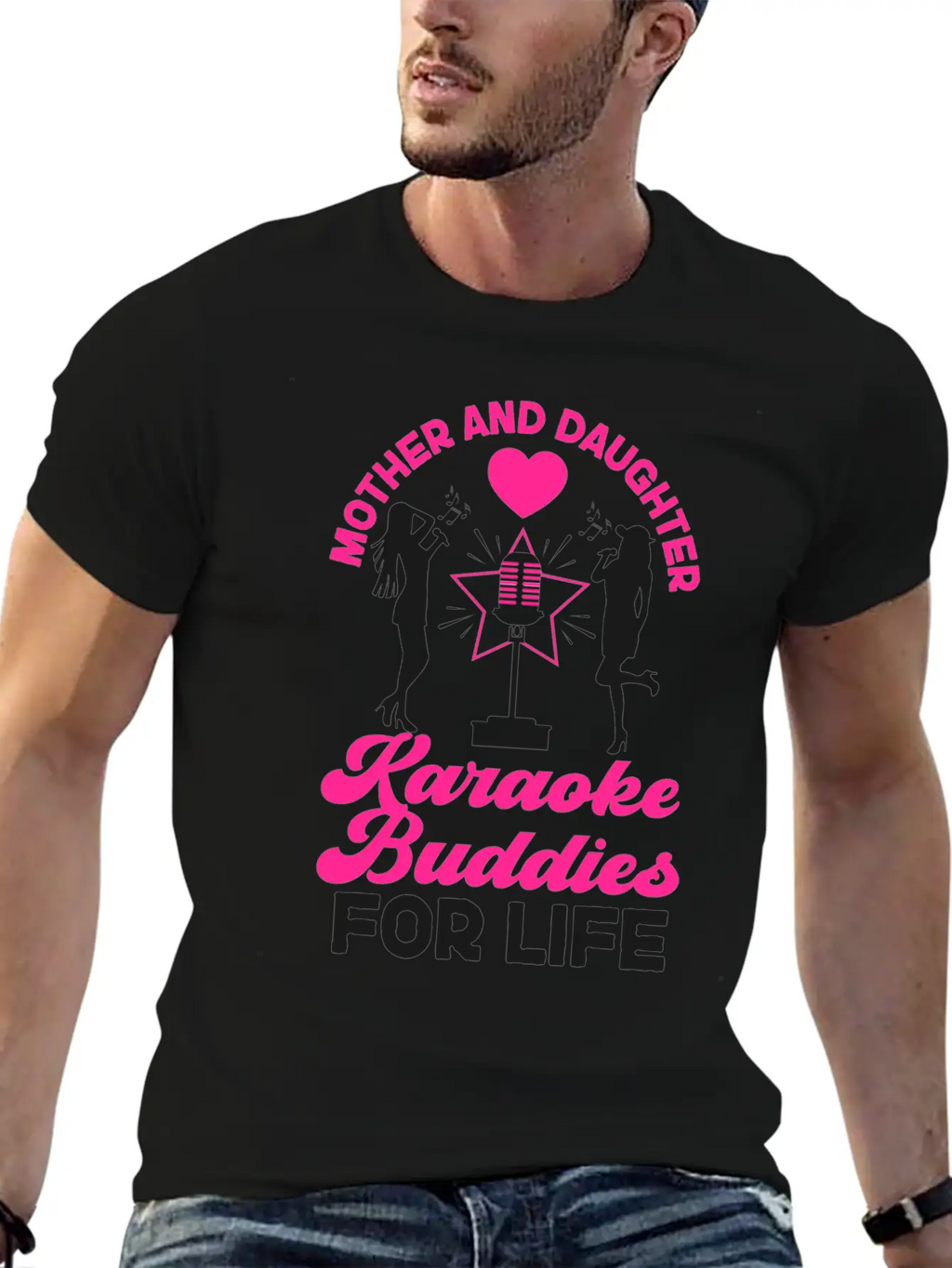 Karaoke Singer Mom Mother And Unisex Short Sleeve Soft Cotton T-Shirt – Casual Everyday Wear