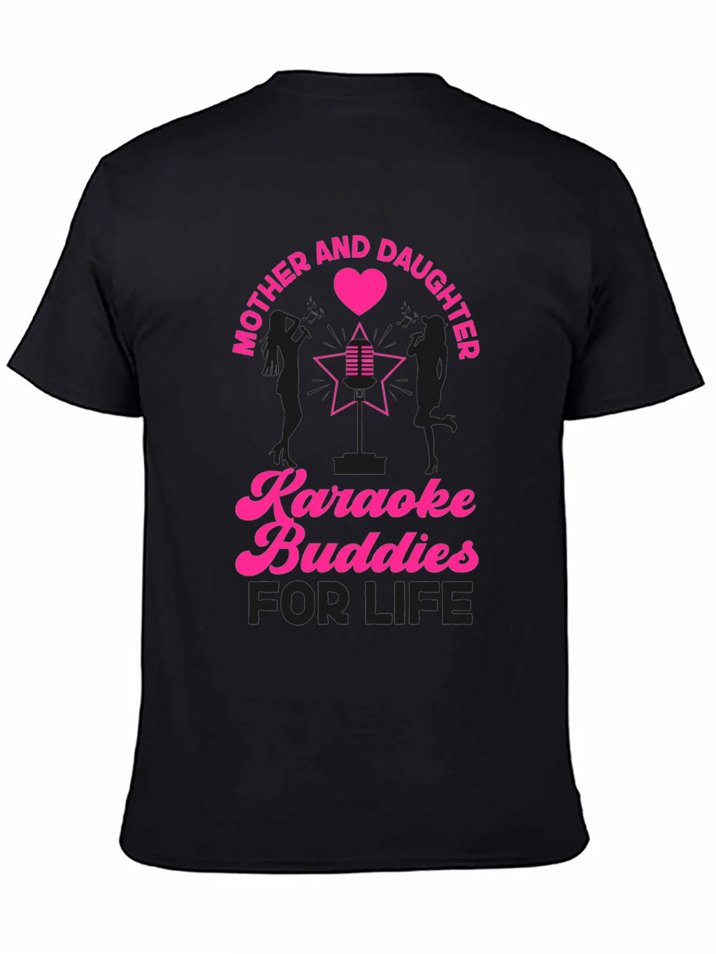 Karaoke Singer Mom Mother And Unisex Short Sleeve Soft Cotton T-Shirt – Casual Everyday Wear