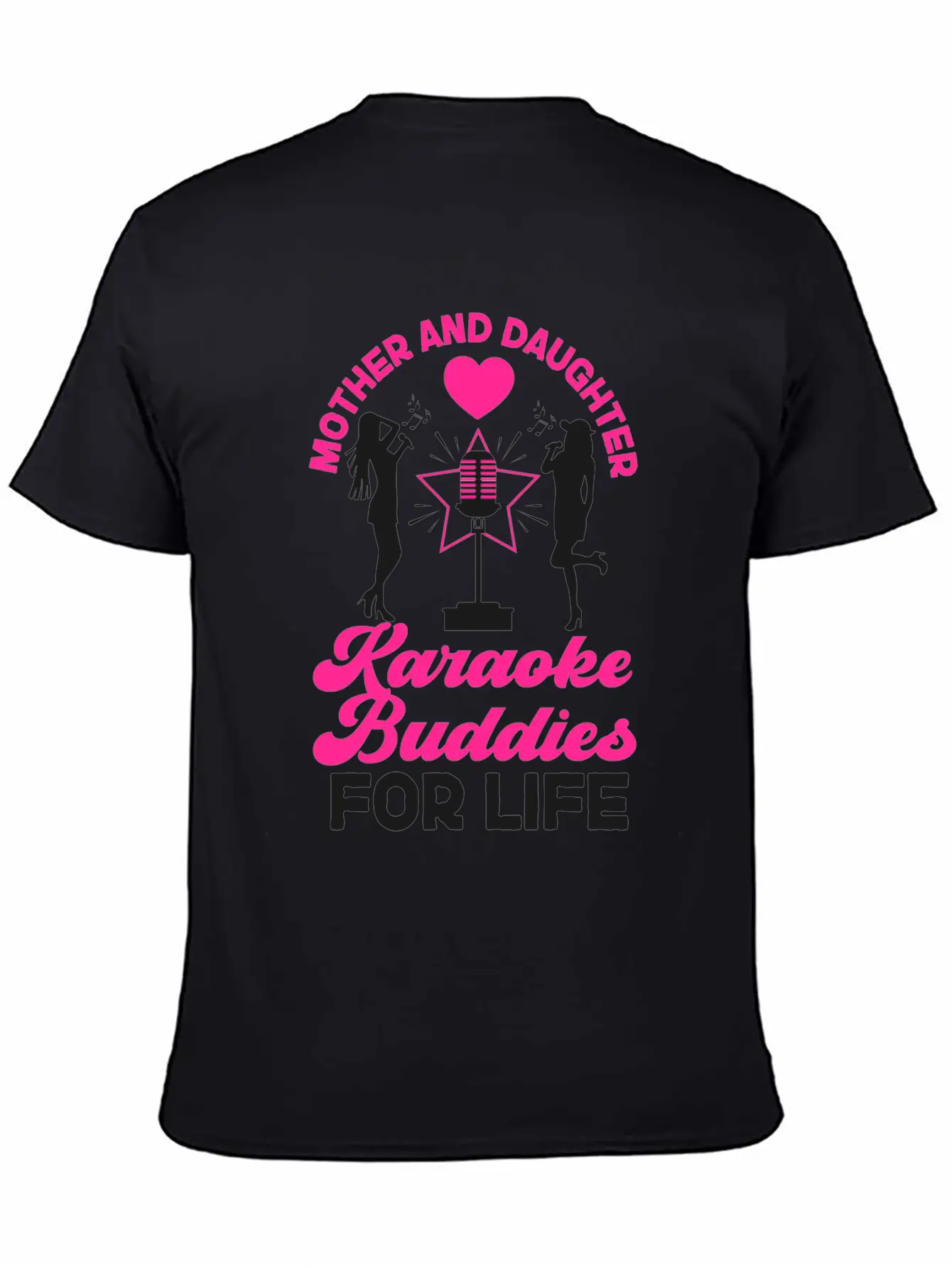 Karaoke Singer Mom Mother And Unisex Short Sleeve Soft Cotton T-Shirt – Casual Everyday Wear