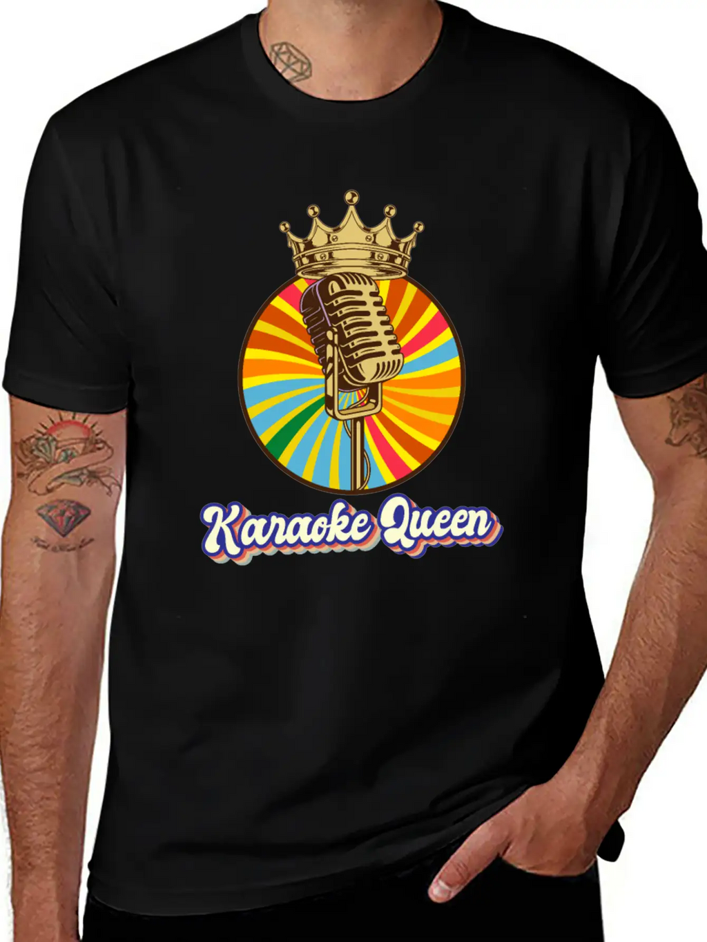 Karaoke Singing Singer Gift Unisex Short Sleeve Soft Cotton T-Shirt – Casual Everyday Wear