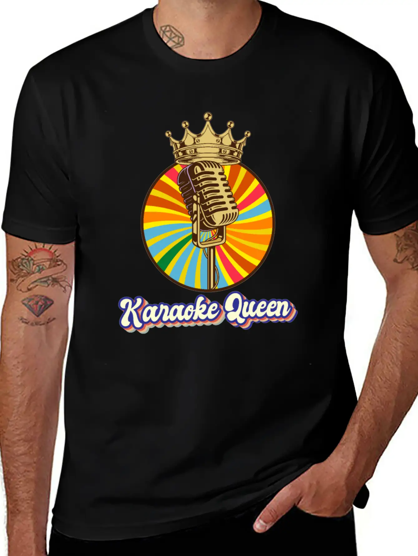 Karaoke Singing Singer Gift Unisex Short Sleeve Soft Cotton T-Shirt – Casual Everyday Wear