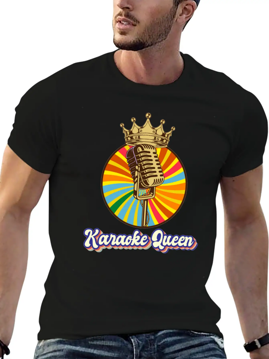 Karaoke Singing Singer Gift Unisex Short Sleeve Soft Cotton T-Shirt – Casual Everyday Wear