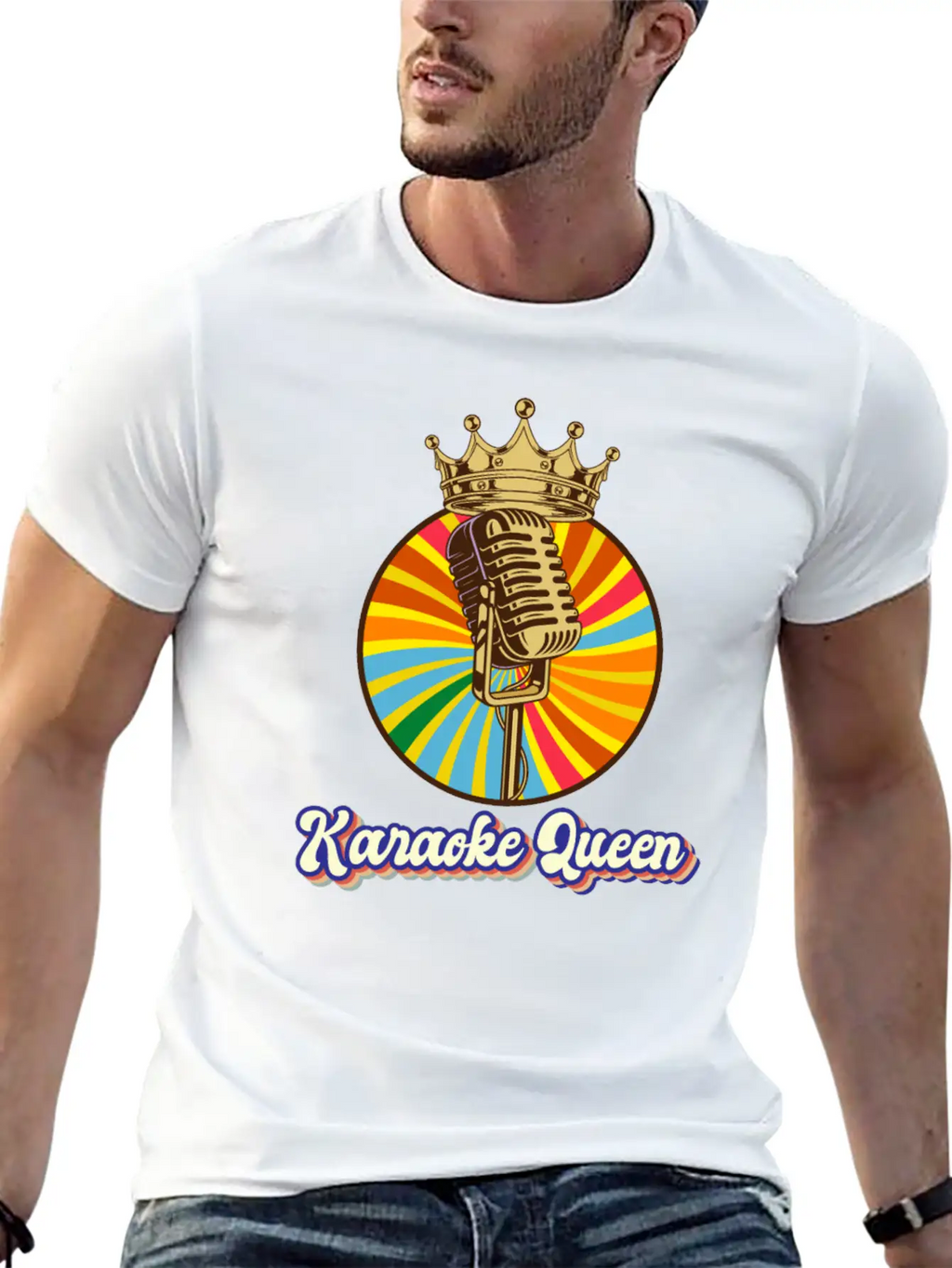 Karaoke Singing Singer Gift Unisex Short Sleeve Soft Cotton T-Shirt – Casual Everyday Wear