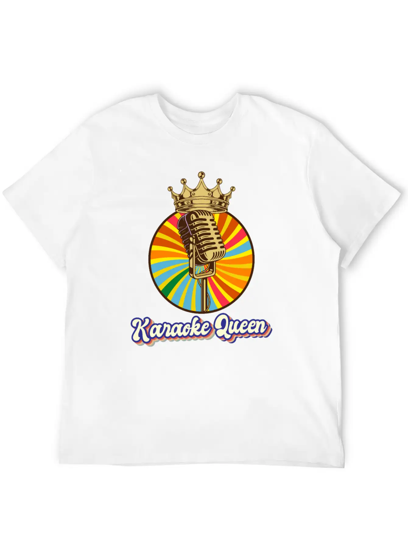 Karaoke Singing Singer Gift Unisex Short Sleeve Soft Cotton T-Shirt – Casual Everyday Wear