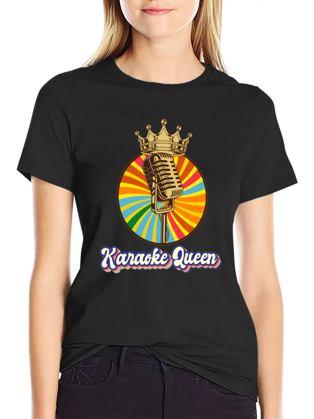 Karaoke Singing Singer Gift Unisex Short Sleeve Soft Cotton T-Shirt – Casual Everyday Wear