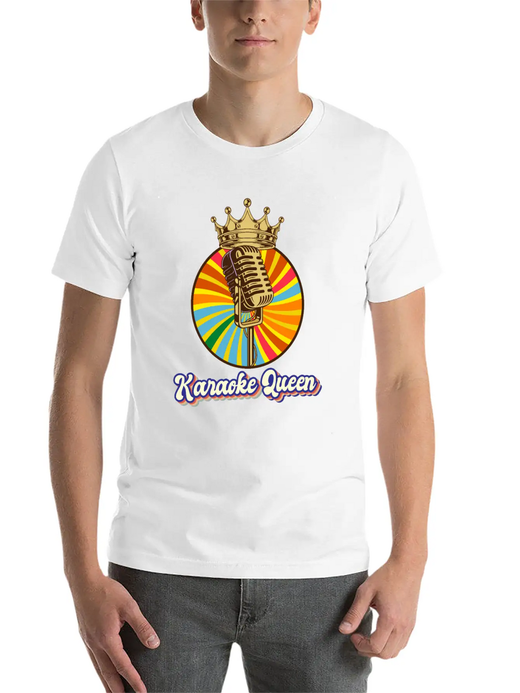Karaoke Singing Singer Gift Unisex Short Sleeve Soft Cotton T-Shirt – Casual Everyday Wear