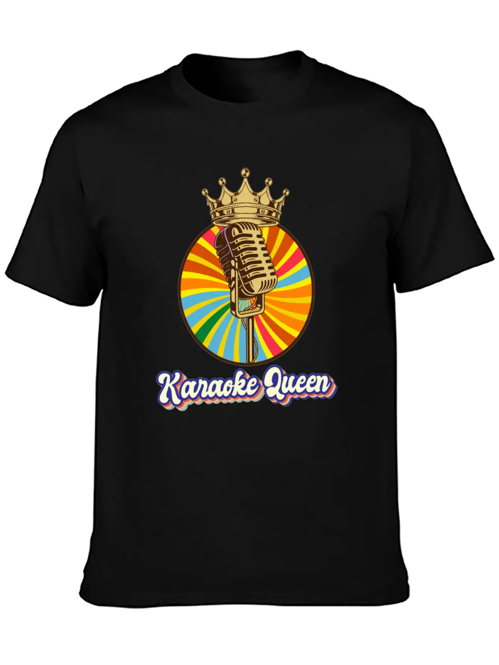 Karaoke Singing Singer Gift Unisex Short Sleeve Soft Cotton T-Shirt – Casual Everyday Wear