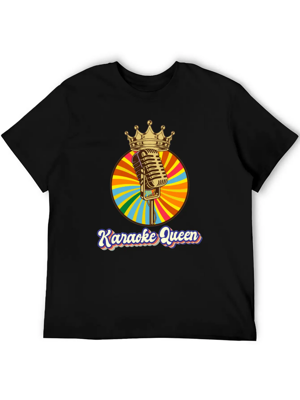 Karaoke Singing Singer Gift Unisex Short Sleeve Soft Cotton T-Shirt – Casual Everyday Wear