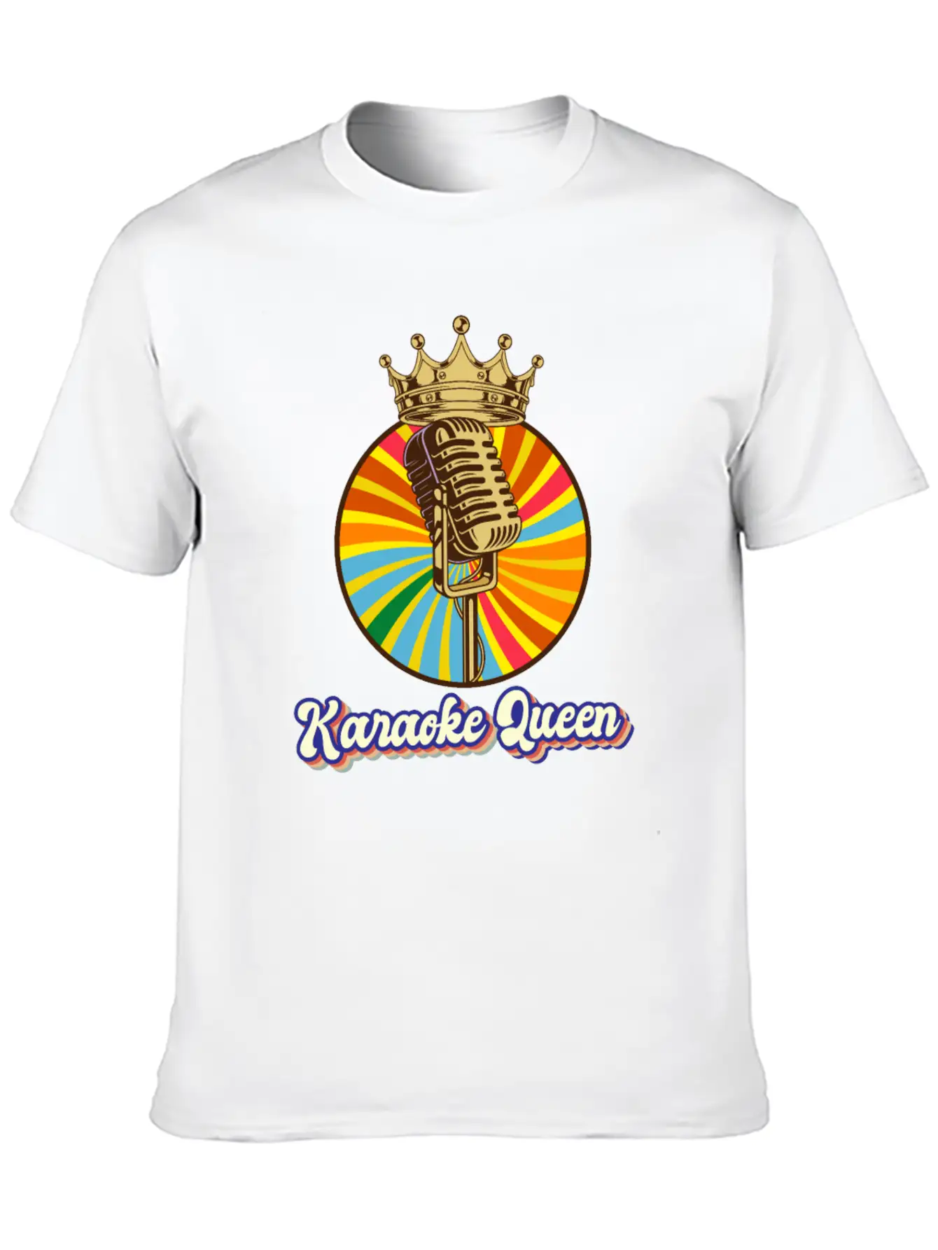 Karaoke Singing Singer Gift Unisex Short Sleeve Soft Cotton T-Shirt – Casual Everyday Wear