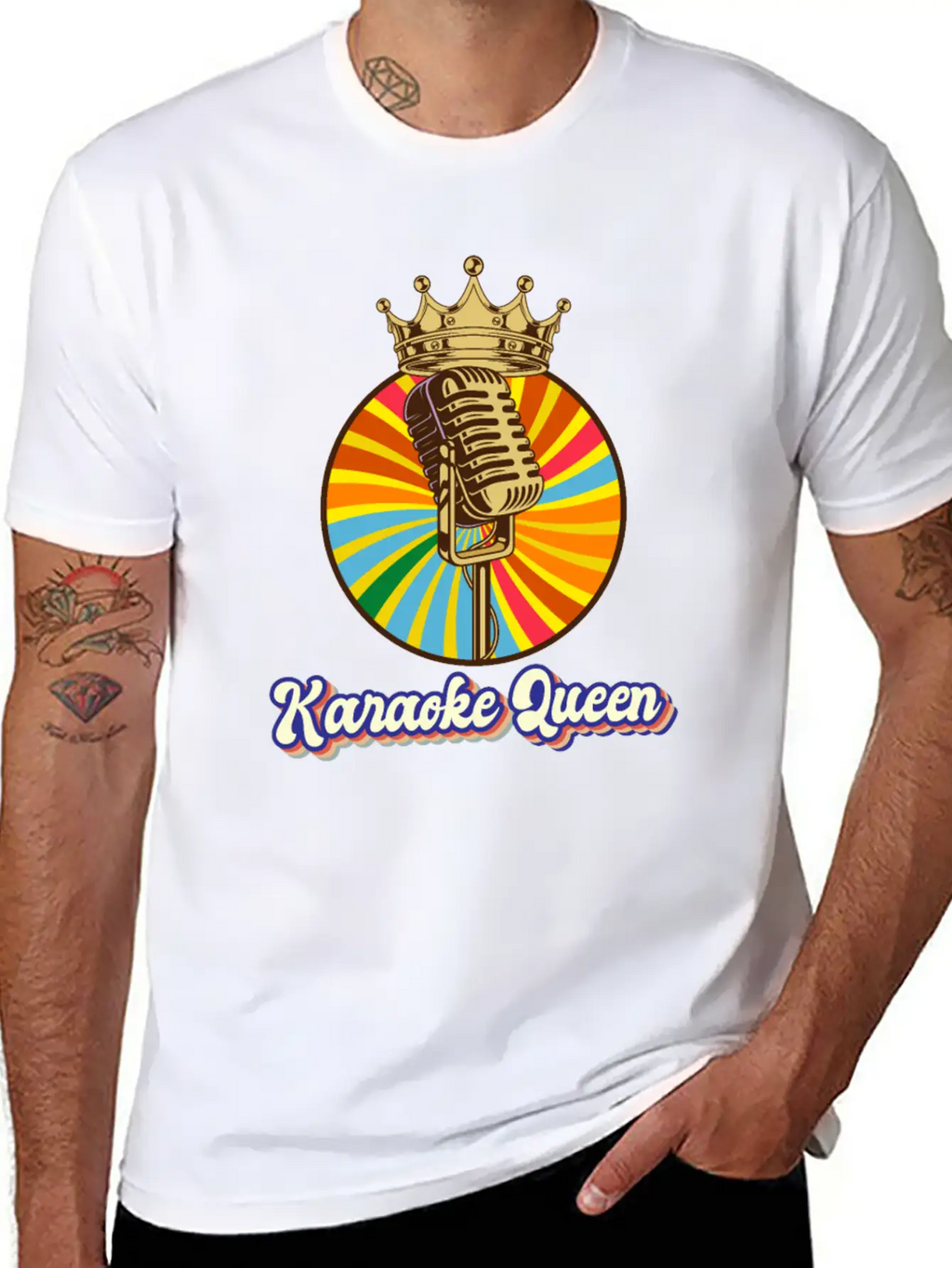 Karaoke Singing Singer Gift Unisex Short Sleeve Soft Cotton T-Shirt – Casual Everyday Wear