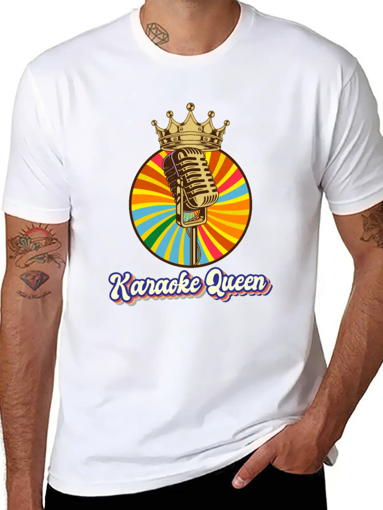 Karaoke Singing Singer Gift Unisex Short Sleeve Soft Cotton T-Shirt – Casual Everyday Wear