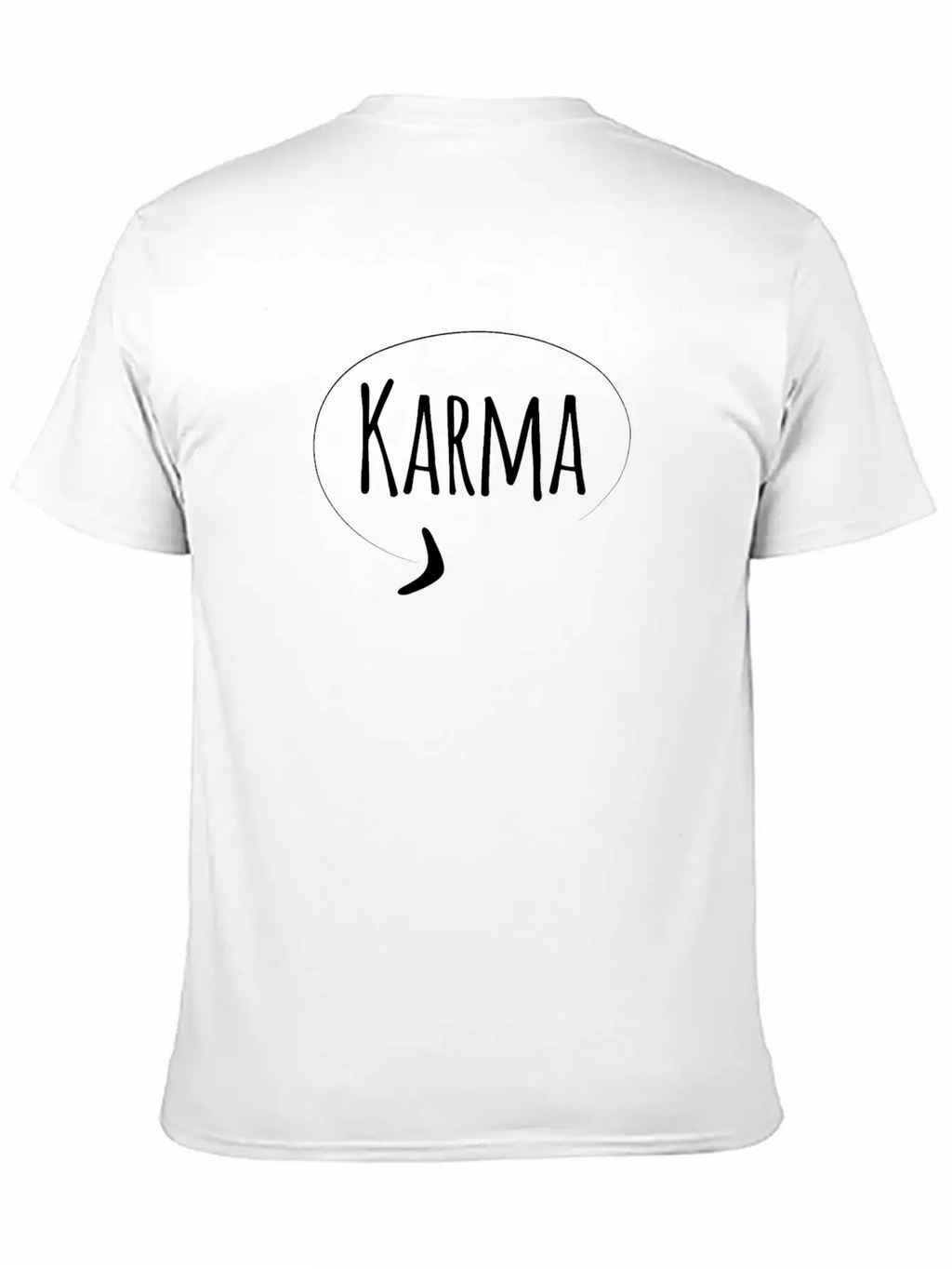Karma Yoga Buddha / Gift Idea Unisex Short Sleeve Soft Cotton T-Shirt – Casual Everyday Wear