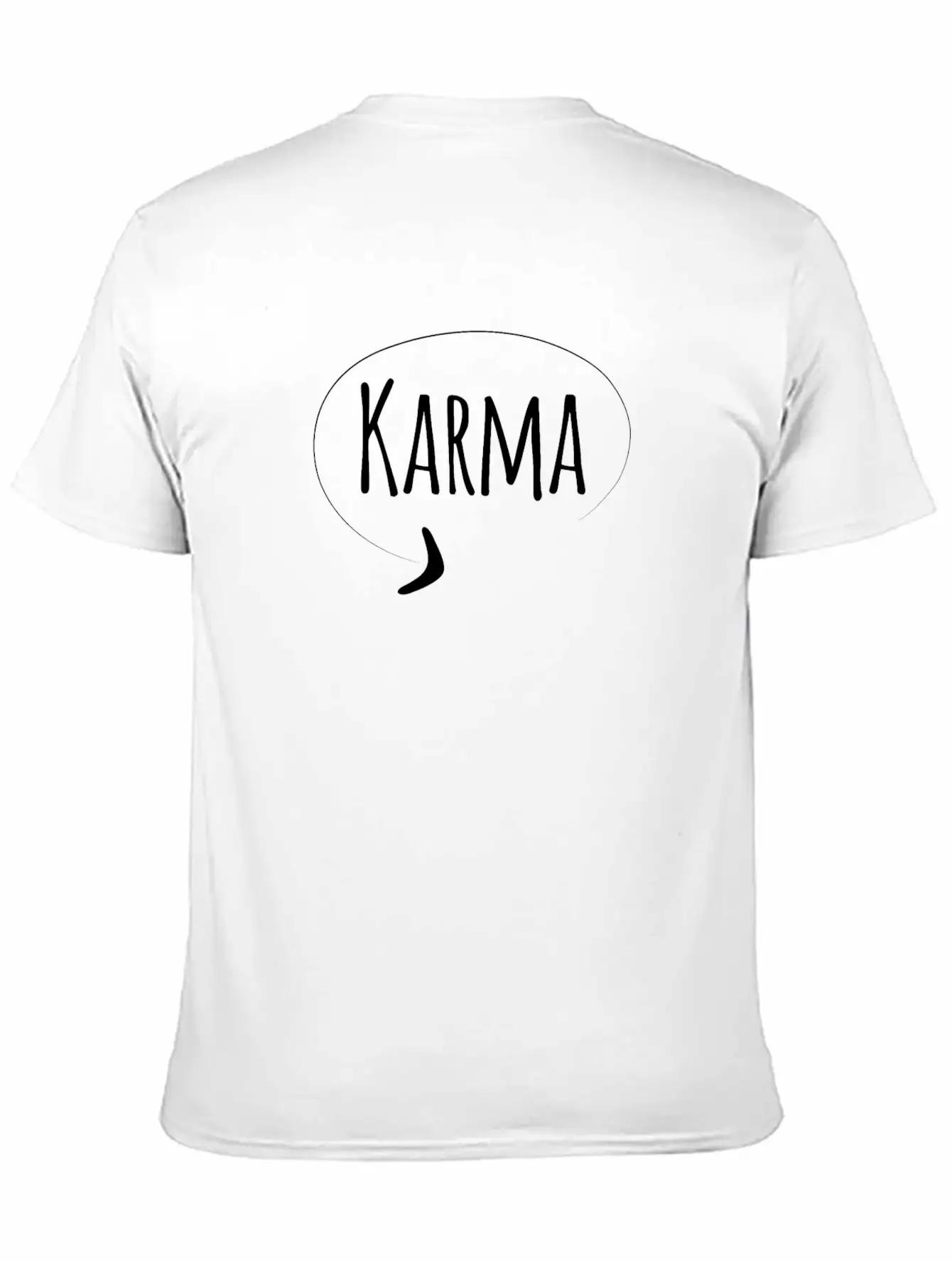Karma Yoga Buddha / Gift Idea Unisex Short Sleeve Soft Cotton T-Shirt – Casual Everyday Wear