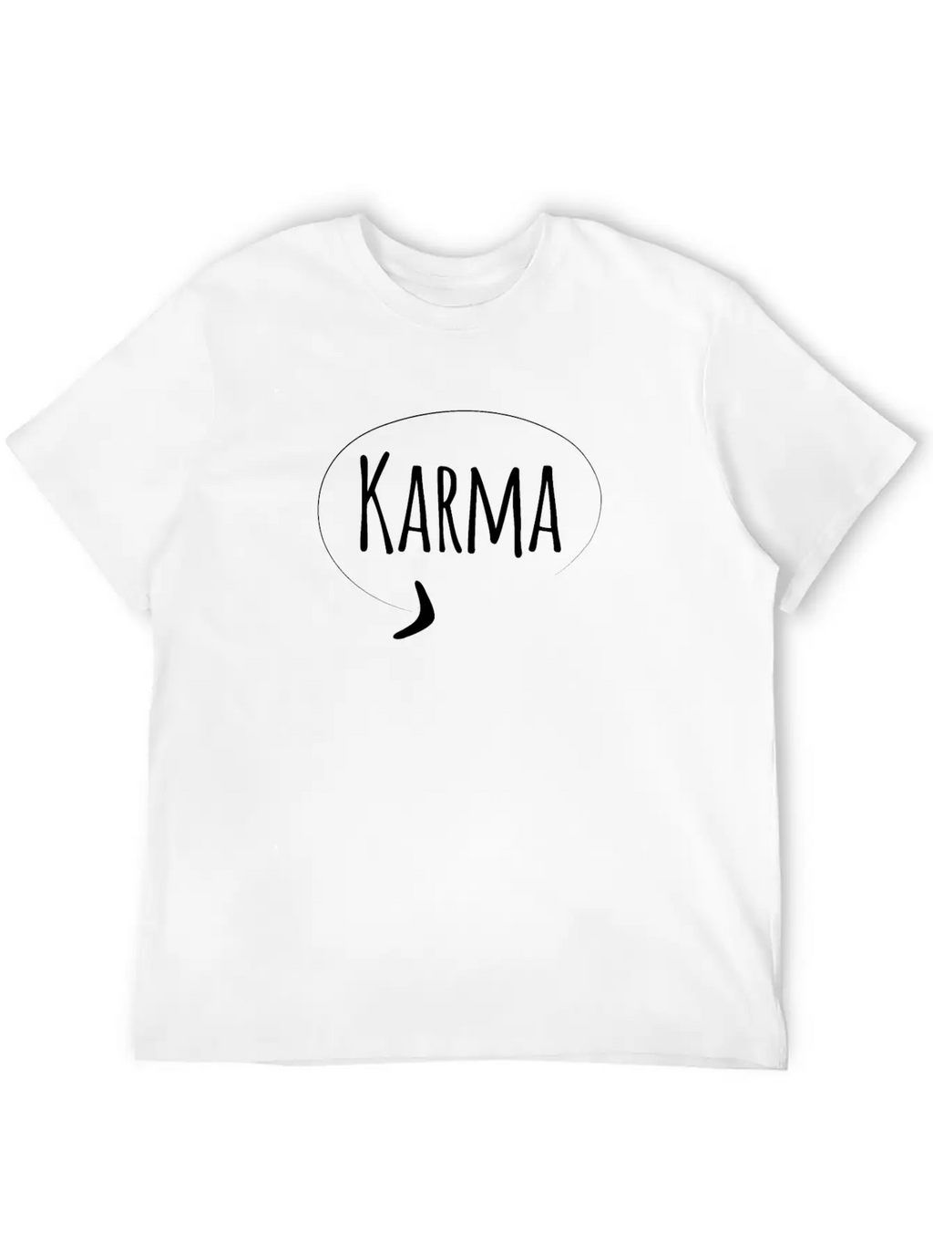 Karma Yoga Buddha / Gift Idea Unisex Short Sleeve Soft Cotton T-Shirt – Casual Everyday Wear