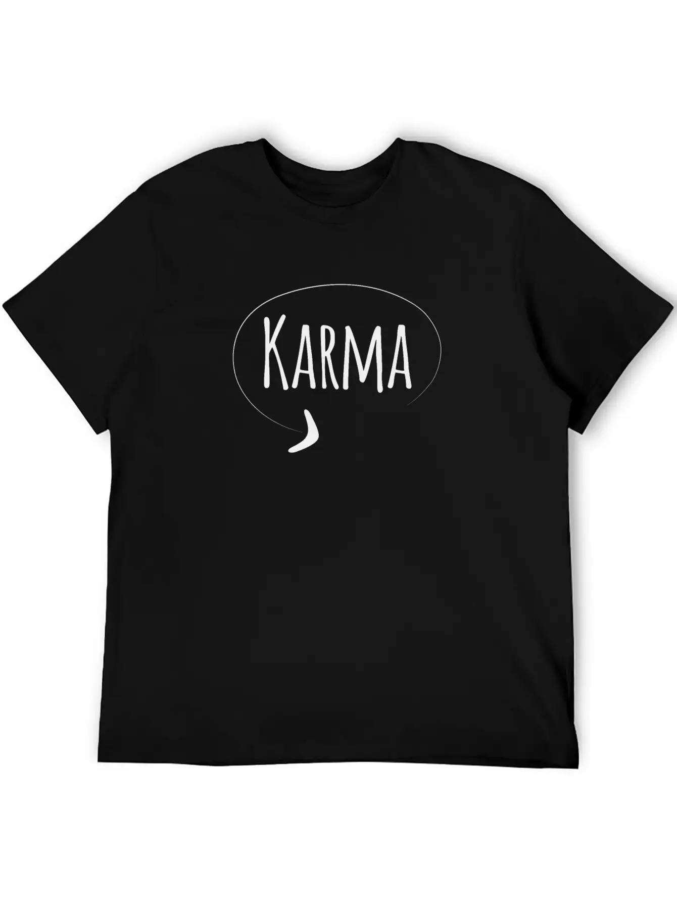 Karma Yoga Buddha / Gift Idea Unisex Short Sleeve Soft Cotton T-Shirt – Casual Everyday Wear
