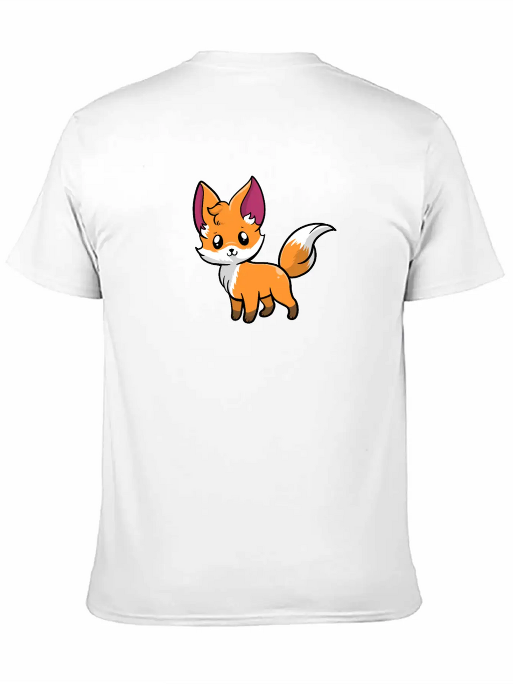 Kawaii Anime Red Fox Foxes Essential Cotton Tee For Daily Outfits – Unisex Style