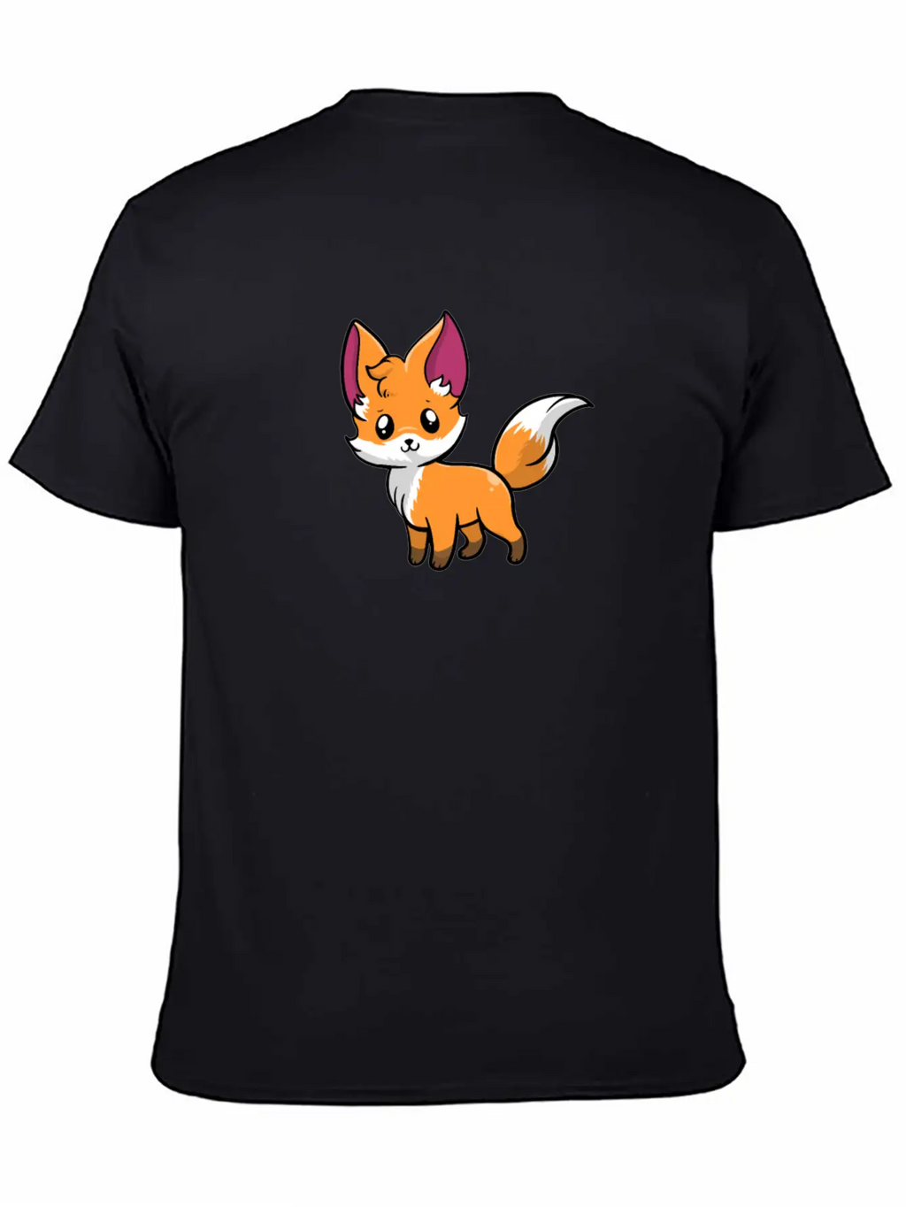 Kawaii Anime Red Fox Foxes Essential Cotton Tee For Daily Outfits – Unisex Style
