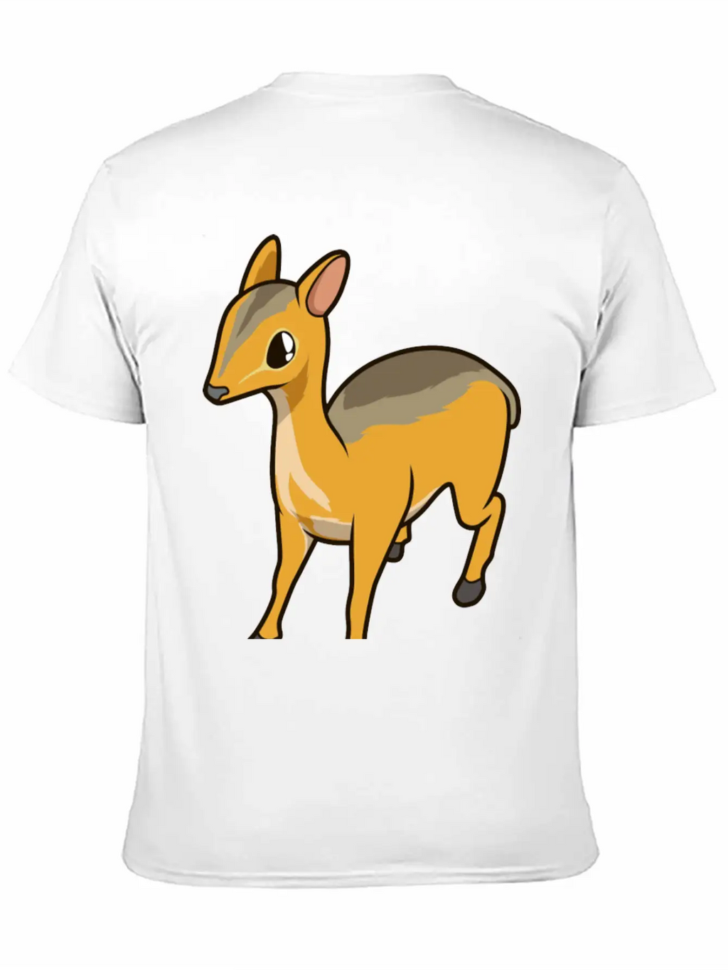 Kawaii Chevrotain Breathable Soft Cotton T-Shirt – Timeless Casual Look