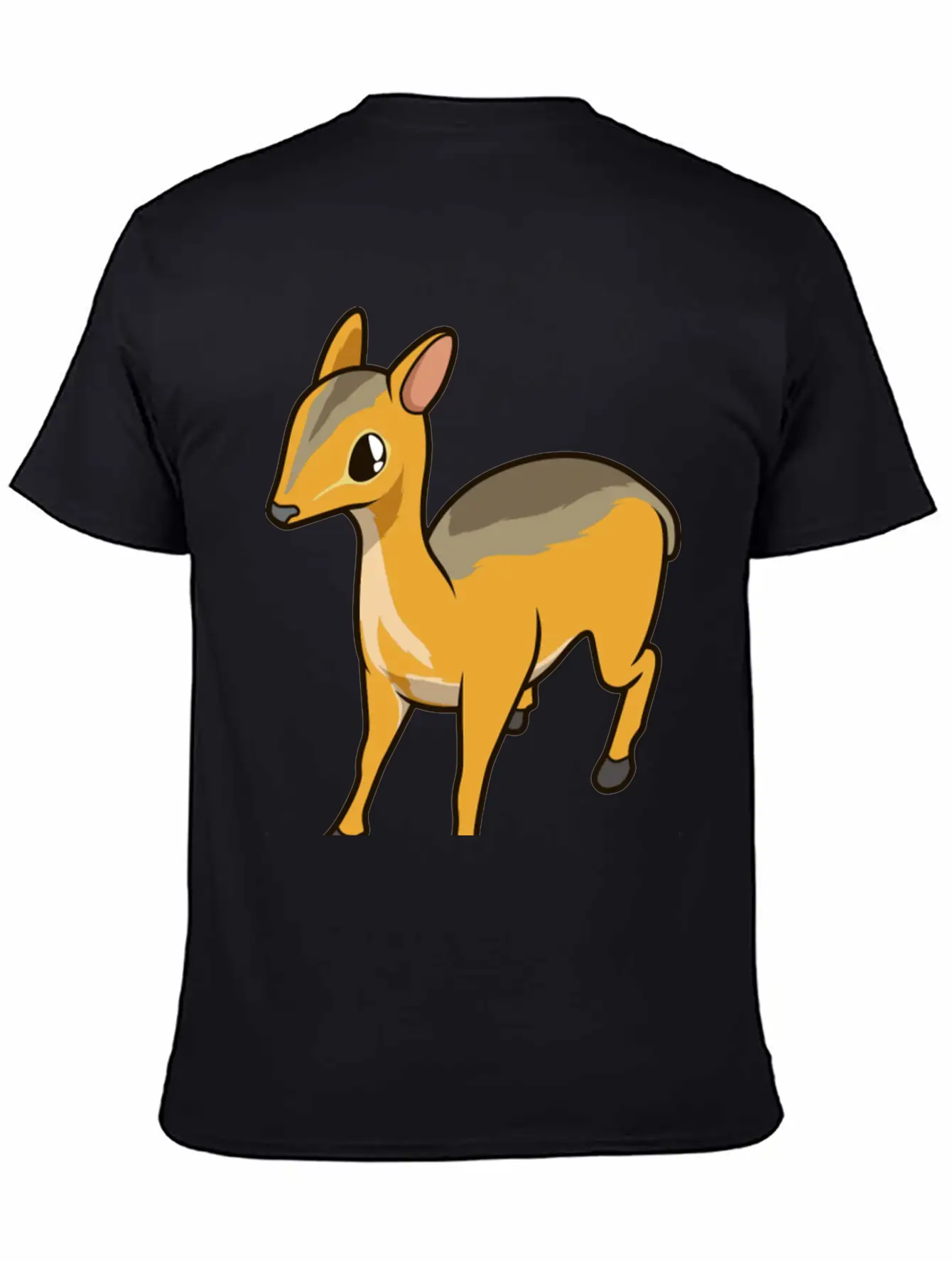 Kawaii Chevrotain Breathable Soft Cotton T-Shirt – Timeless Casual Look