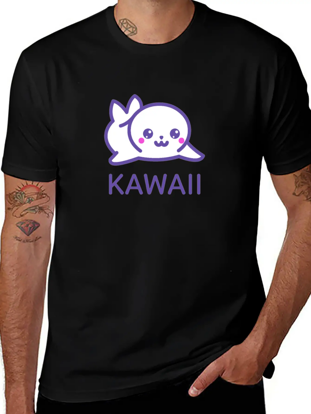 Kawaii! Cute Seal Breathable Soft Cotton T-Shirt – Timeless Casual Look