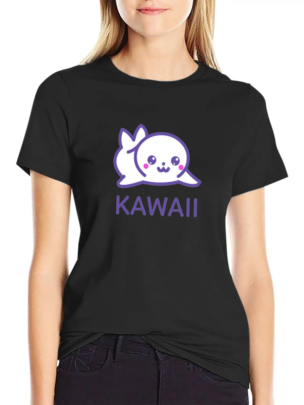Kawaii! Cute Seal Breathable Soft Cotton T-Shirt – Timeless Casual Look