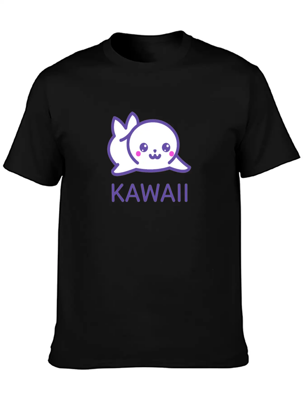 Kawaii! Cute Seal Breathable Soft Cotton T-Shirt – Timeless Casual Look