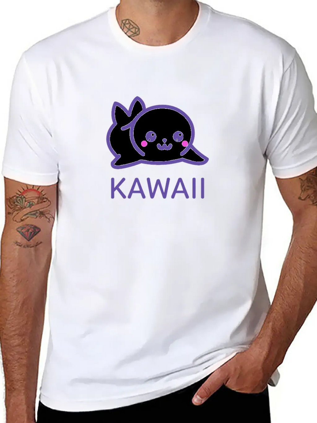 Kawaii! Cute Seal Breathable Soft Cotton T-Shirt – Timeless Casual Look