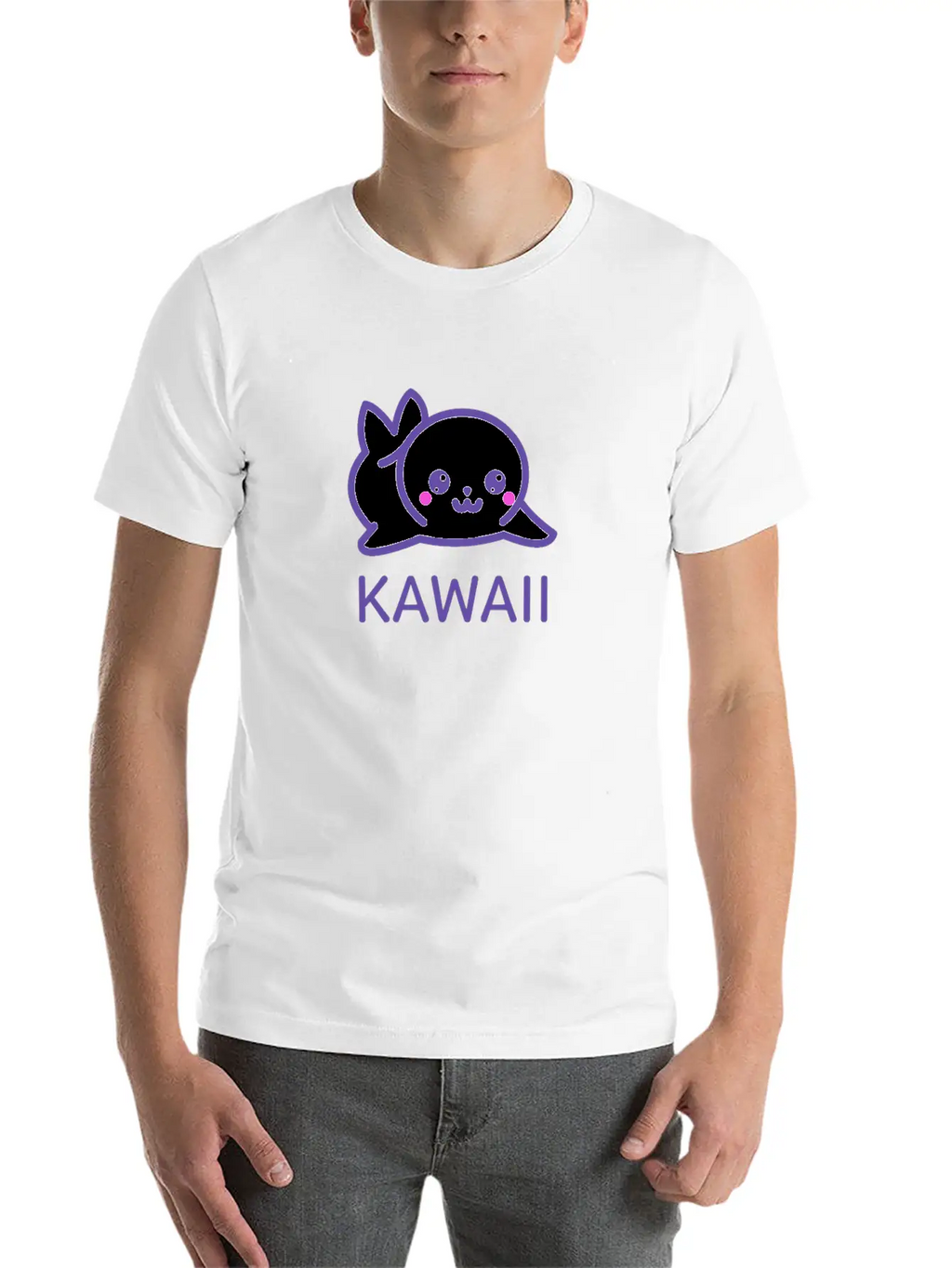 Kawaii! Cute Seal Breathable Soft Cotton T-Shirt – Timeless Casual Look