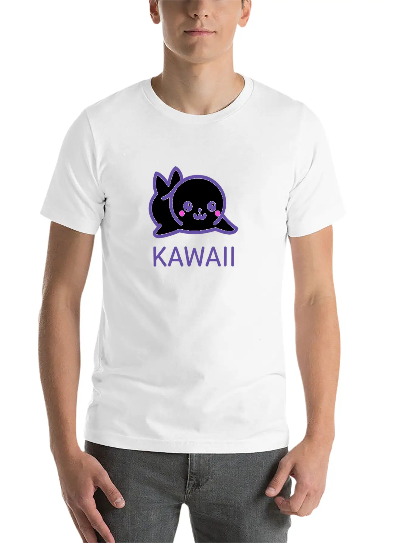 Kawaii! Cute Seal Breathable Soft Cotton T-Shirt – Timeless Casual Look