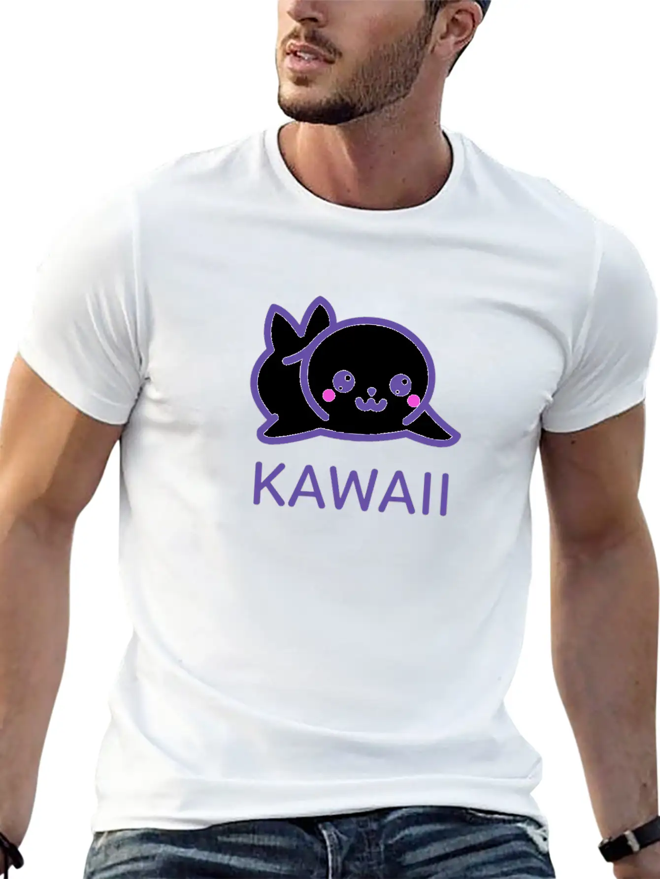 Kawaii! Cute Seal Breathable Soft Cotton T-Shirt – Timeless Casual Look