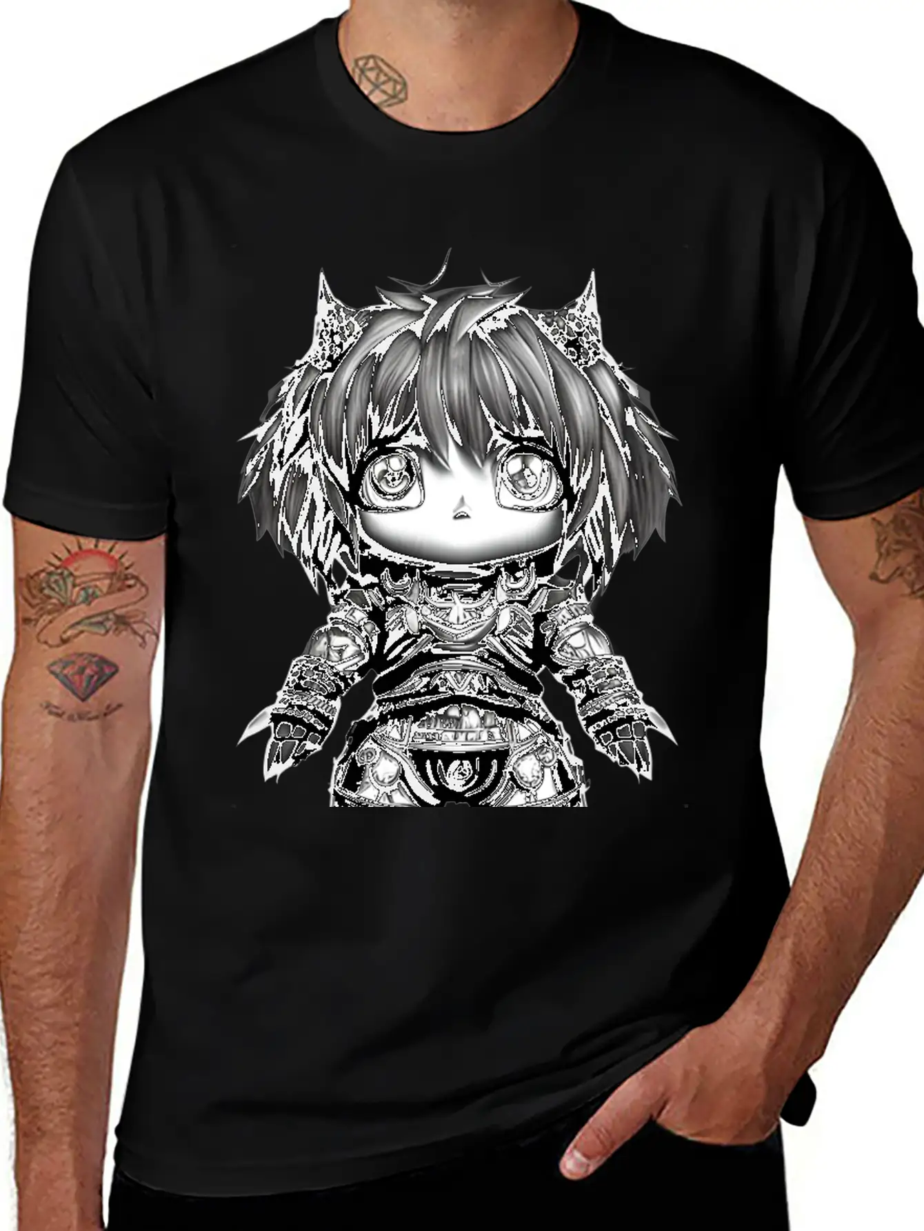 Kawaii Fantasy Character Unisex Casual T-Shirt – Clean Design For Daily Comfort