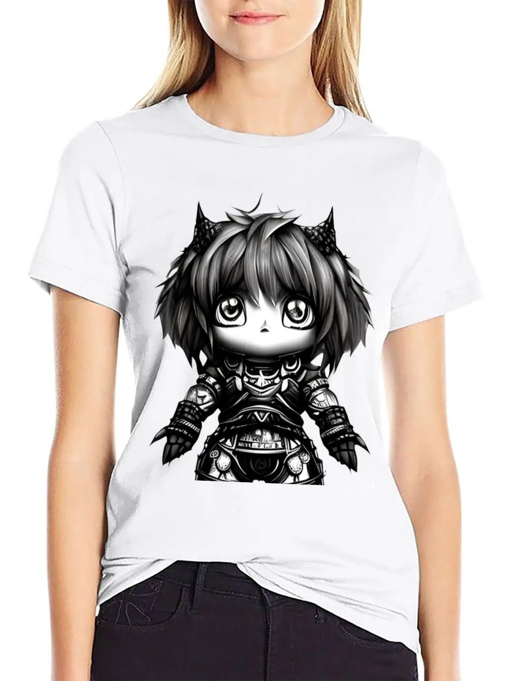 Kawaii Fantasy Character Unisex Casual T-Shirt – Clean Design For Daily Comfort