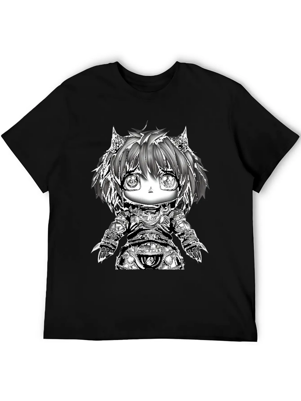 Kawaii Fantasy Character Unisex Casual T-Shirt – Clean Design For Daily Comfort