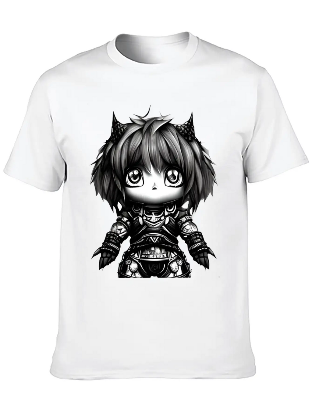 Kawaii Fantasy Character Unisex Casual T-Shirt – Clean Design For Daily Comfort