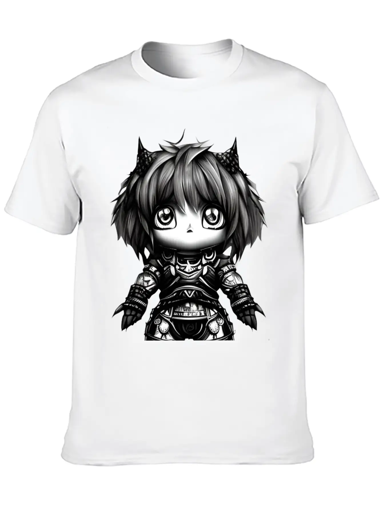 Kawaii Fantasy Character Unisex Casual T-Shirt – Clean Design For Daily Comfort