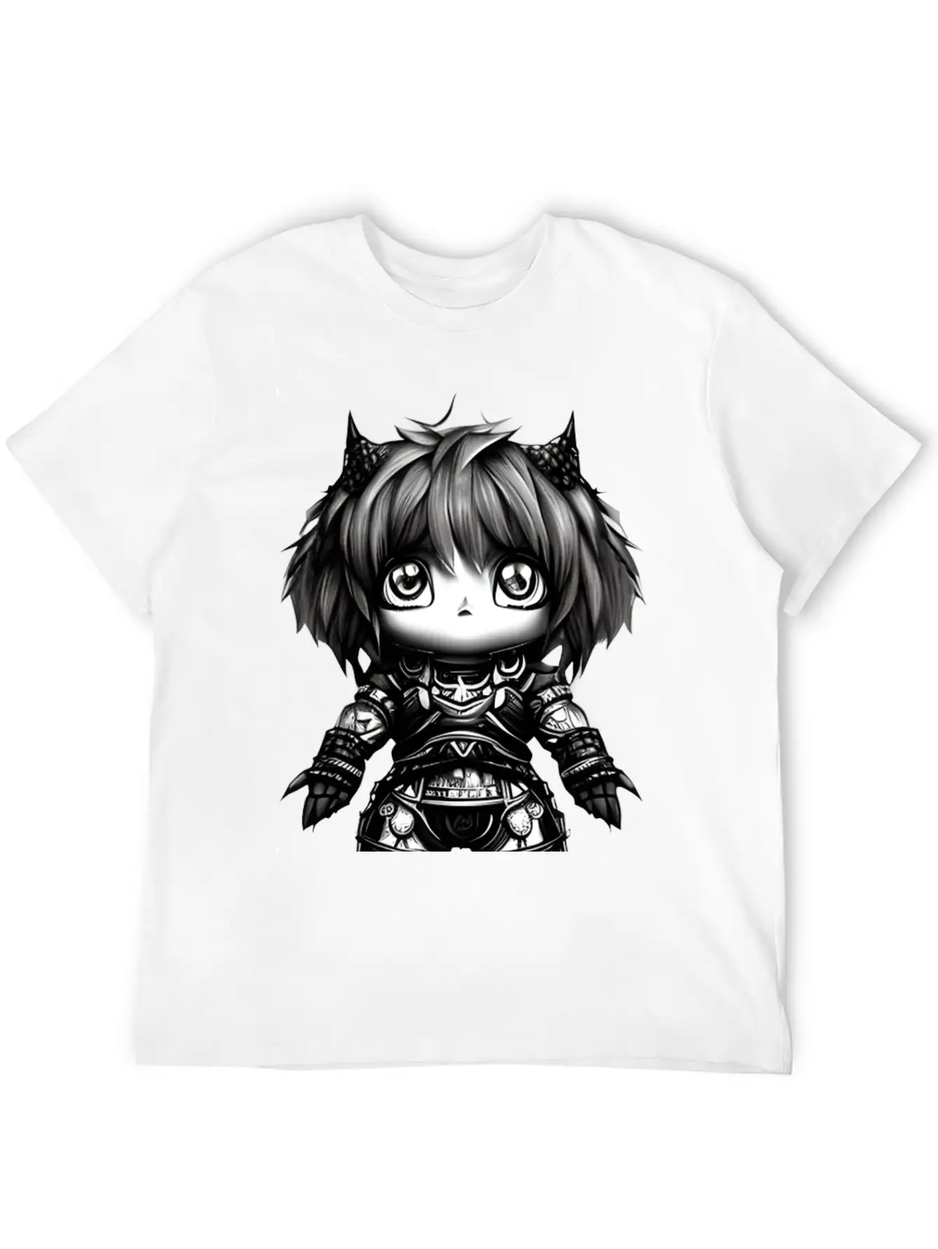 Kawaii Fantasy Character Unisex Casual T-Shirt – Clean Design For Daily Comfort