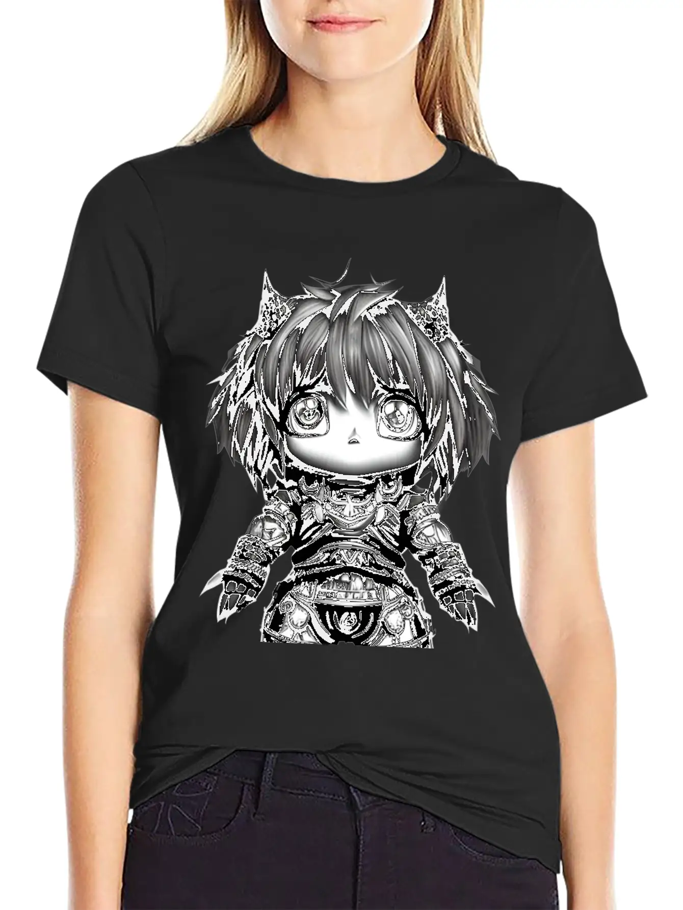 Kawaii Fantasy Character Unisex Casual T-Shirt – Clean Design For Daily Comfort