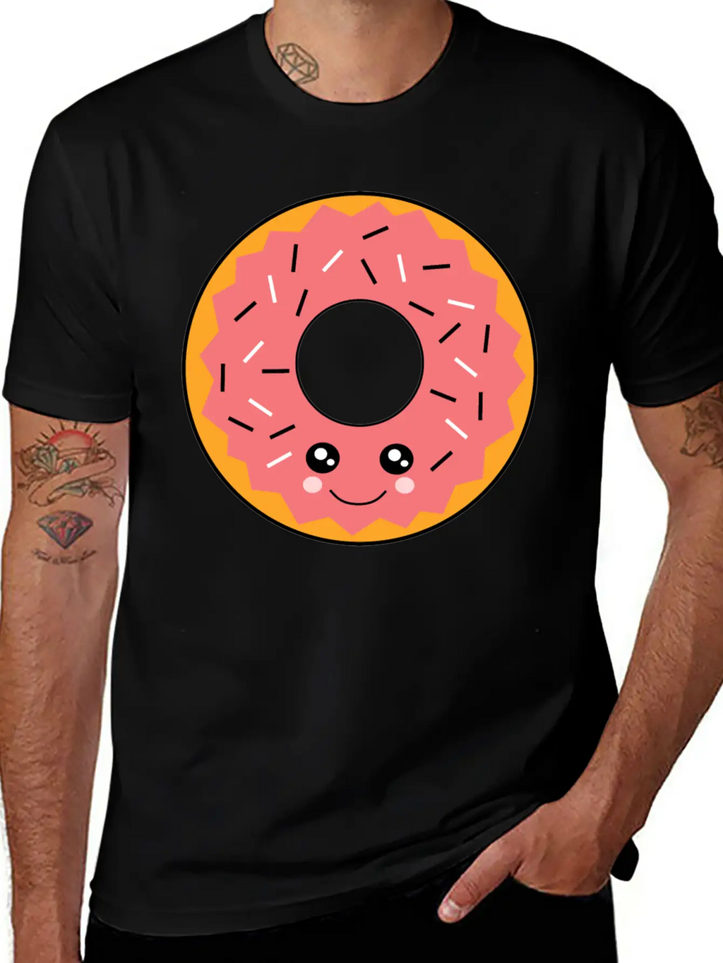 Kawaii Food Unisex Casual T-Shirt – Clean Design For Daily Comfort