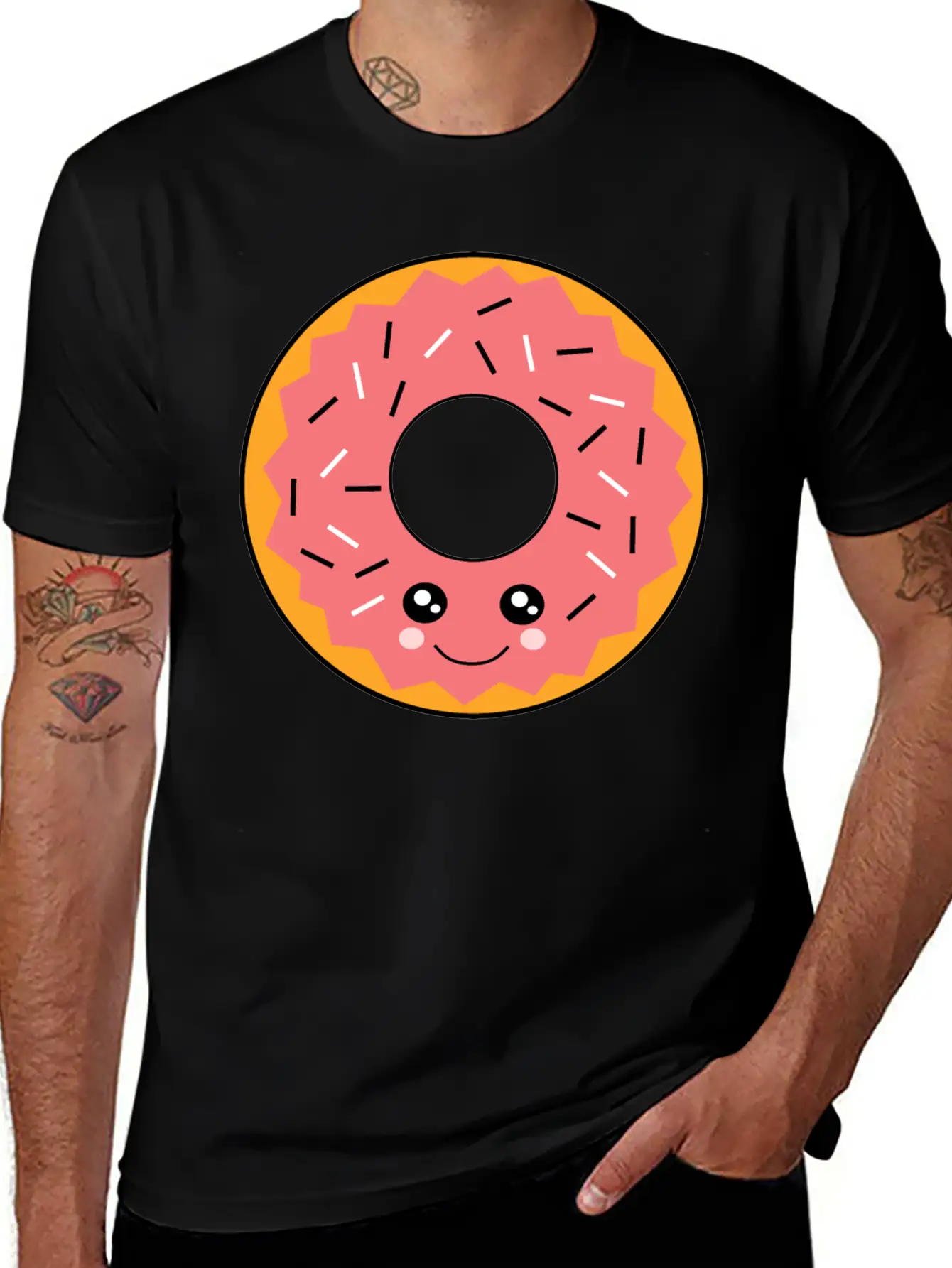 Kawaii Food Unisex Casual T-Shirt – Clean Design For Daily Comfort