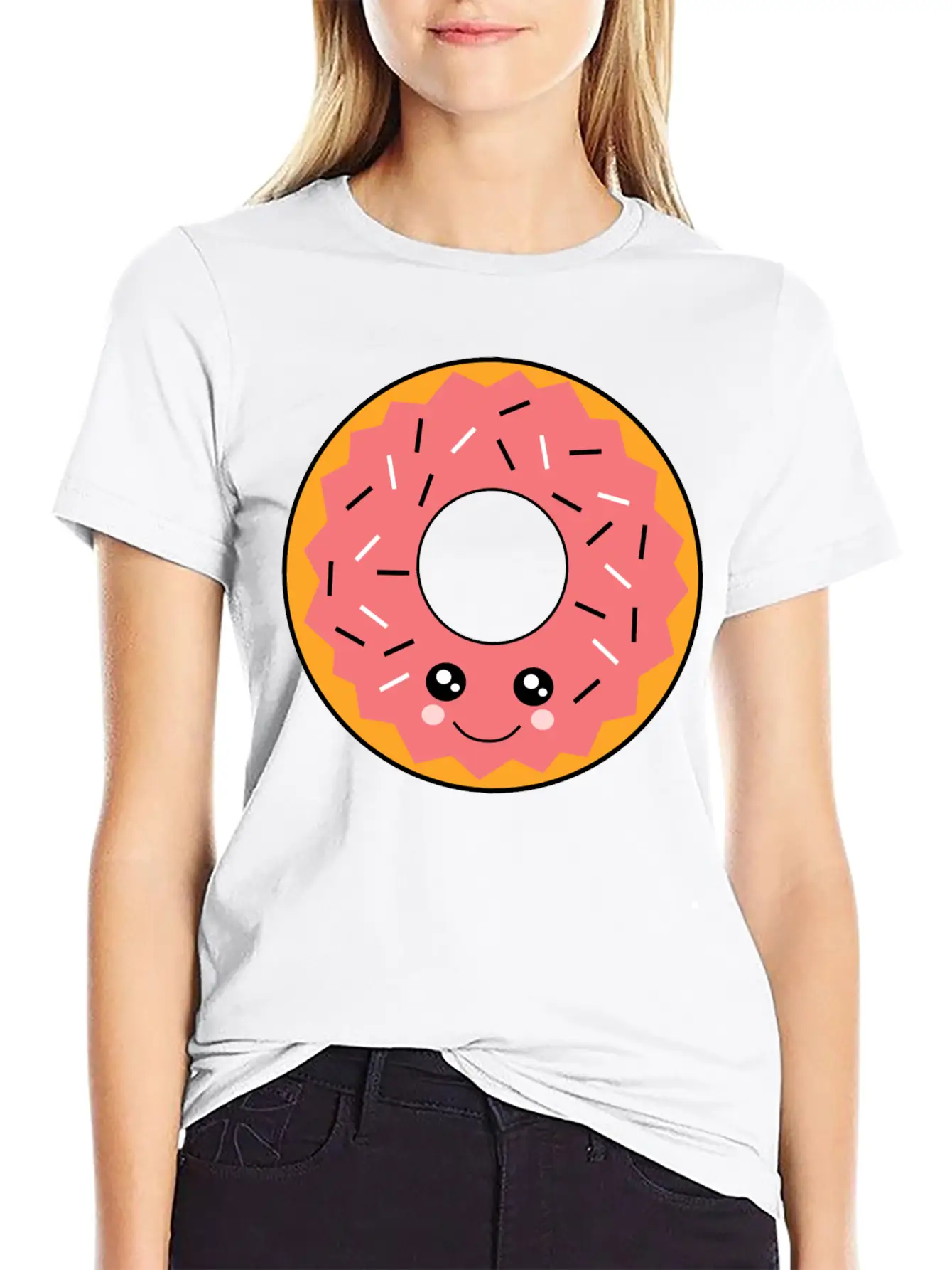 Kawaii Food Unisex Casual T-Shirt – Clean Design For Daily Comfort