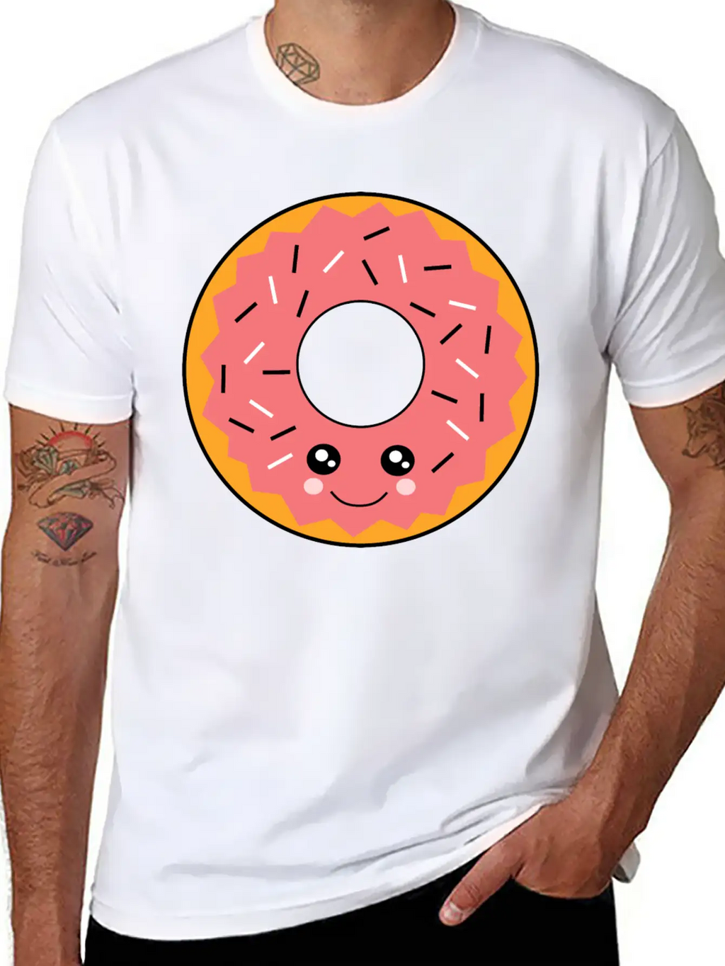Kawaii Food Unisex Casual T-Shirt – Clean Design For Daily Comfort