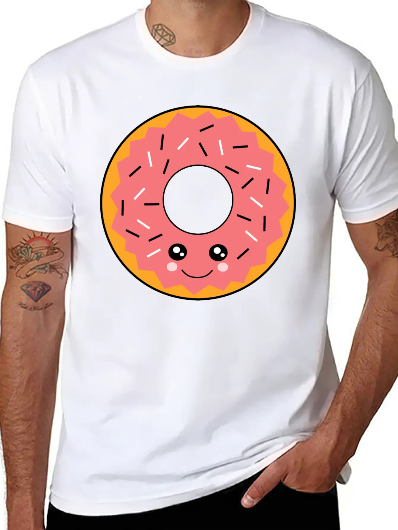 Kawaii Food Unisex Casual T-Shirt – Clean Design For Daily Comfort