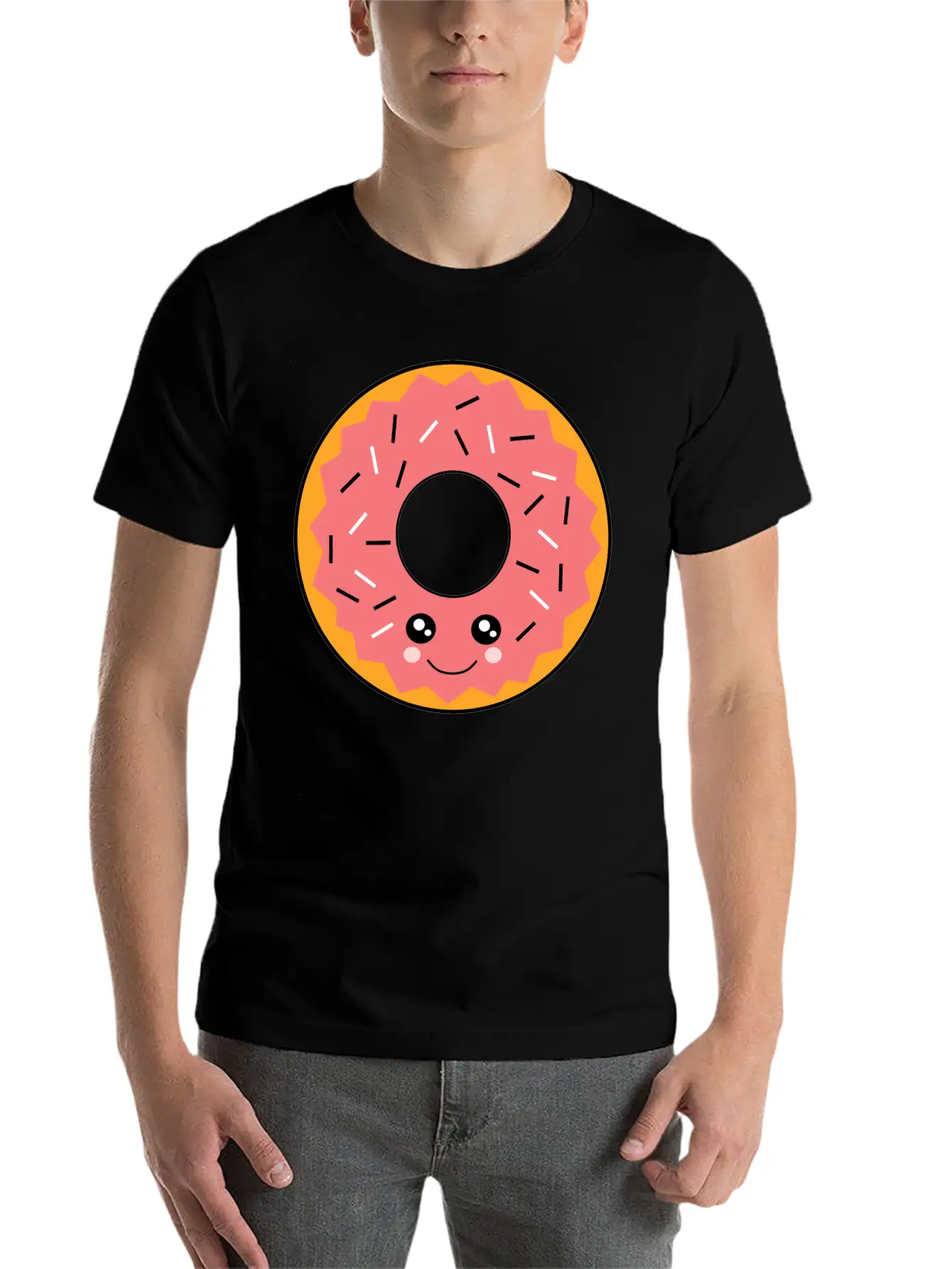 Kawaii Food Unisex Casual T-Shirt – Clean Design For Daily Comfort