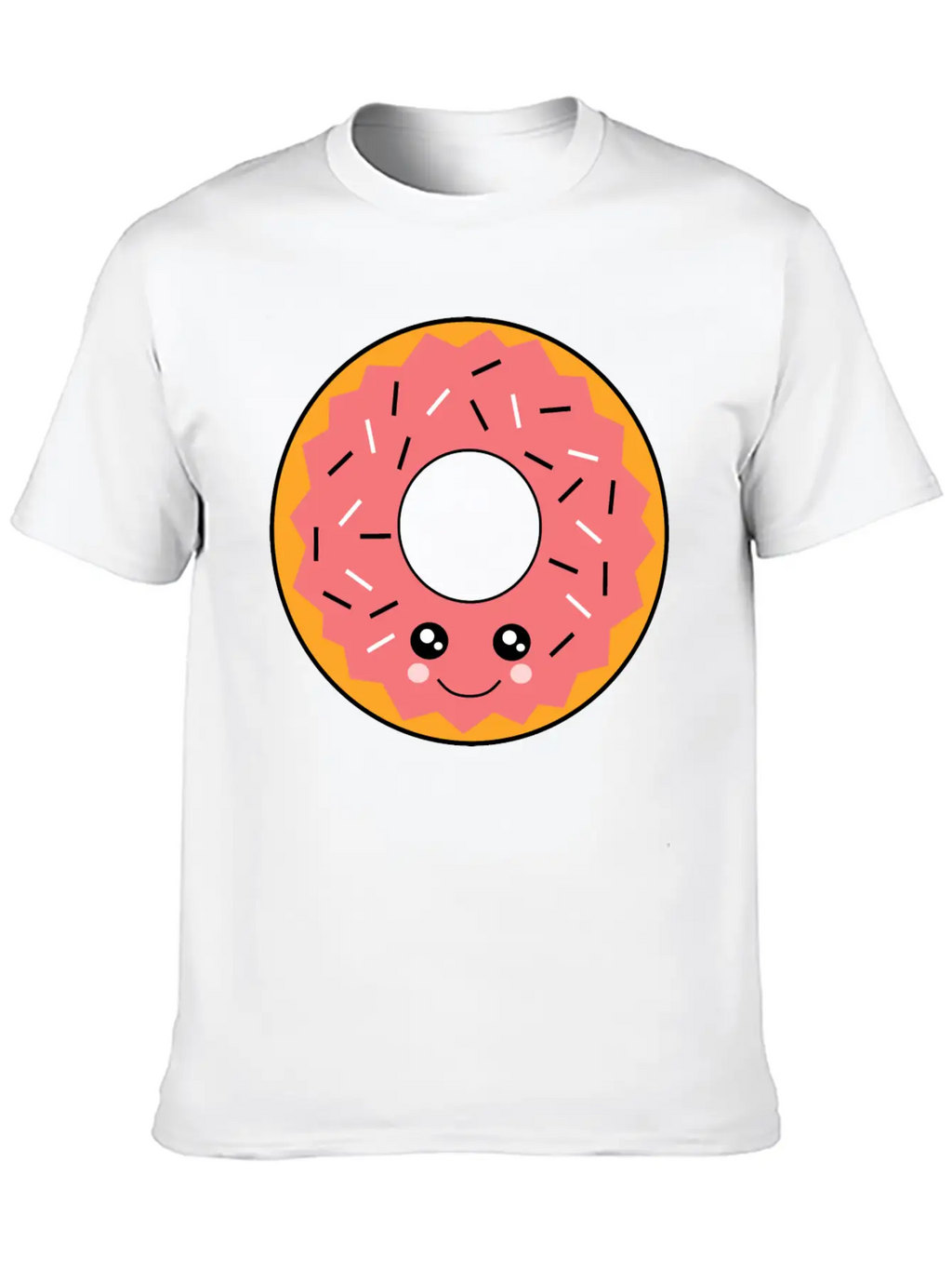 Kawaii Food Unisex Casual T-Shirt – Clean Design For Daily Comfort