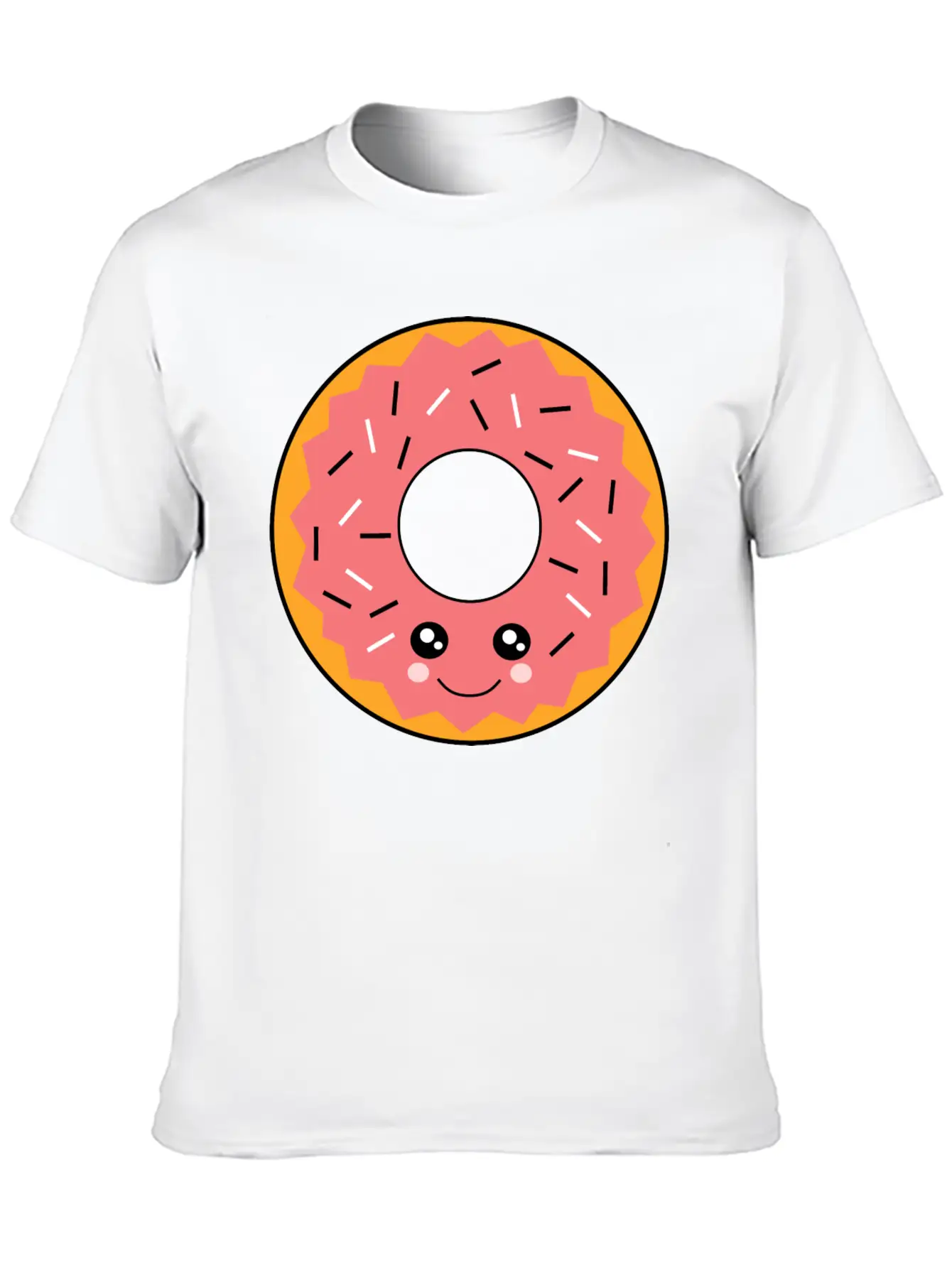 Kawaii Food Unisex Casual T-Shirt – Clean Design For Daily Comfort