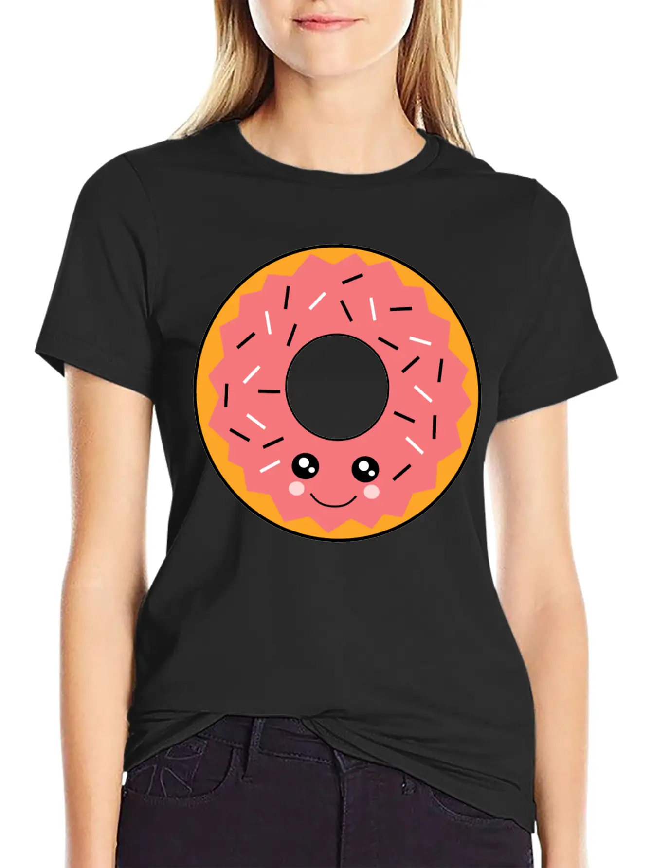 Kawaii Food Unisex Casual T-Shirt – Clean Design For Daily Comfort