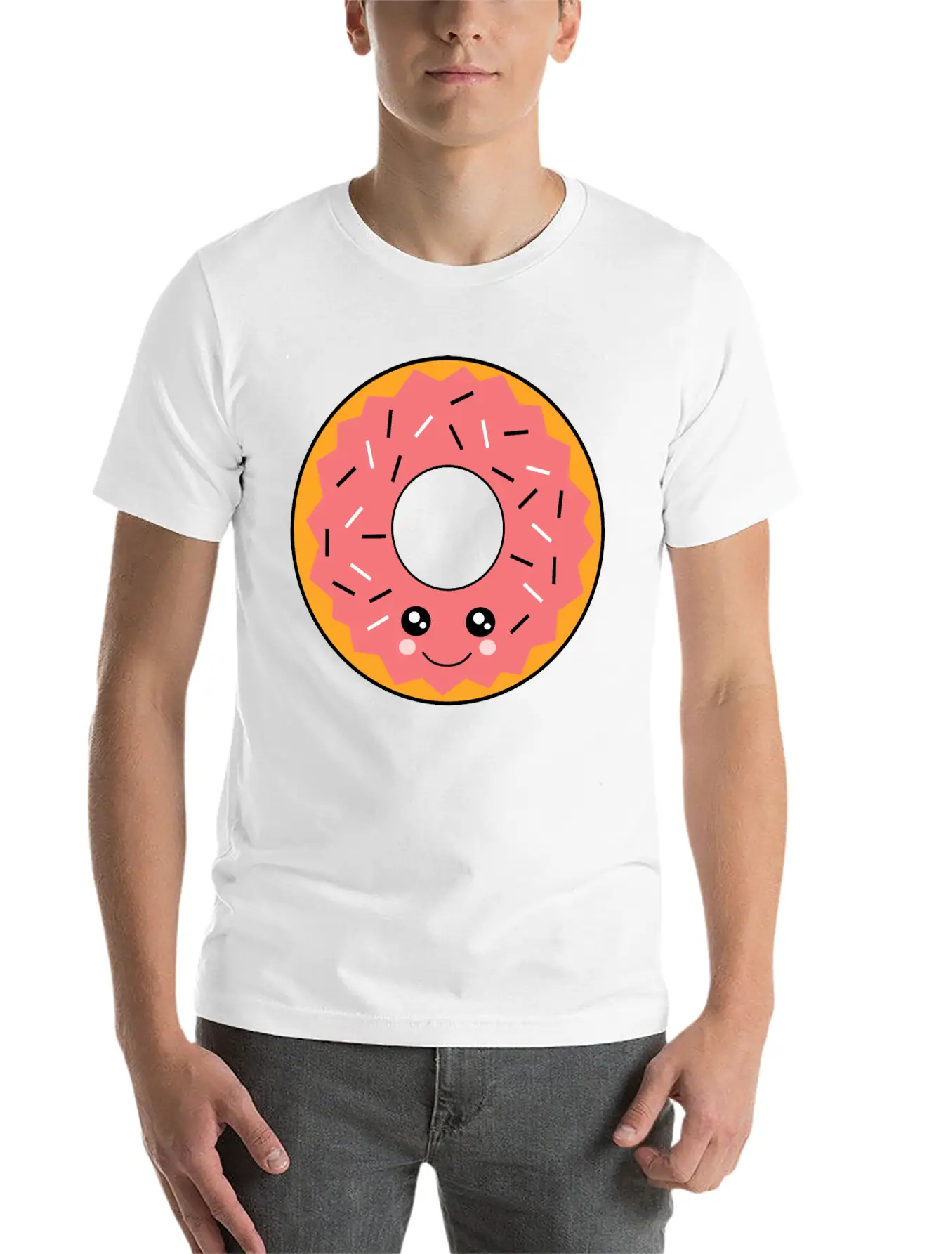 Kawaii Food Unisex Casual T-Shirt – Clean Design For Daily Comfort
