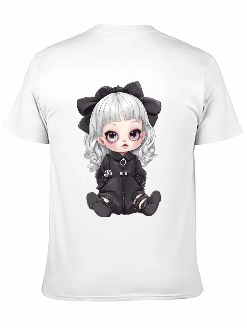 Kawaii Goth Unisex Casual T-Shirt – Clean Design For Daily Comfort