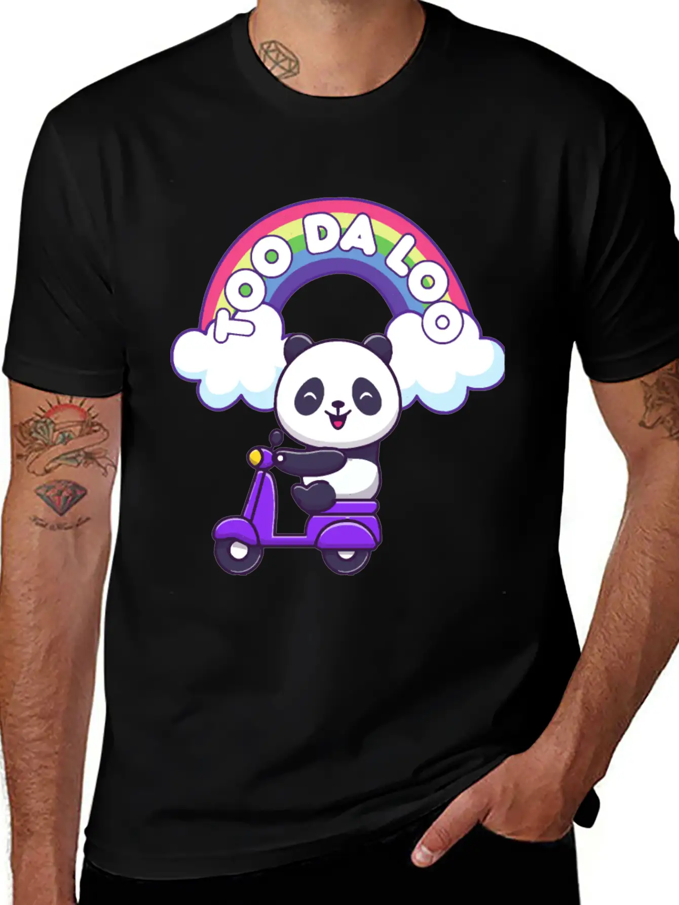 Kawaii Panda Breathable Soft Cotton T-Shirt – Timeless Casual Look